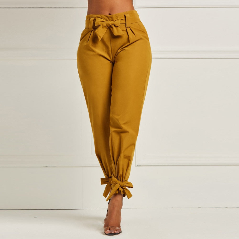 Calça Solid Color Harem