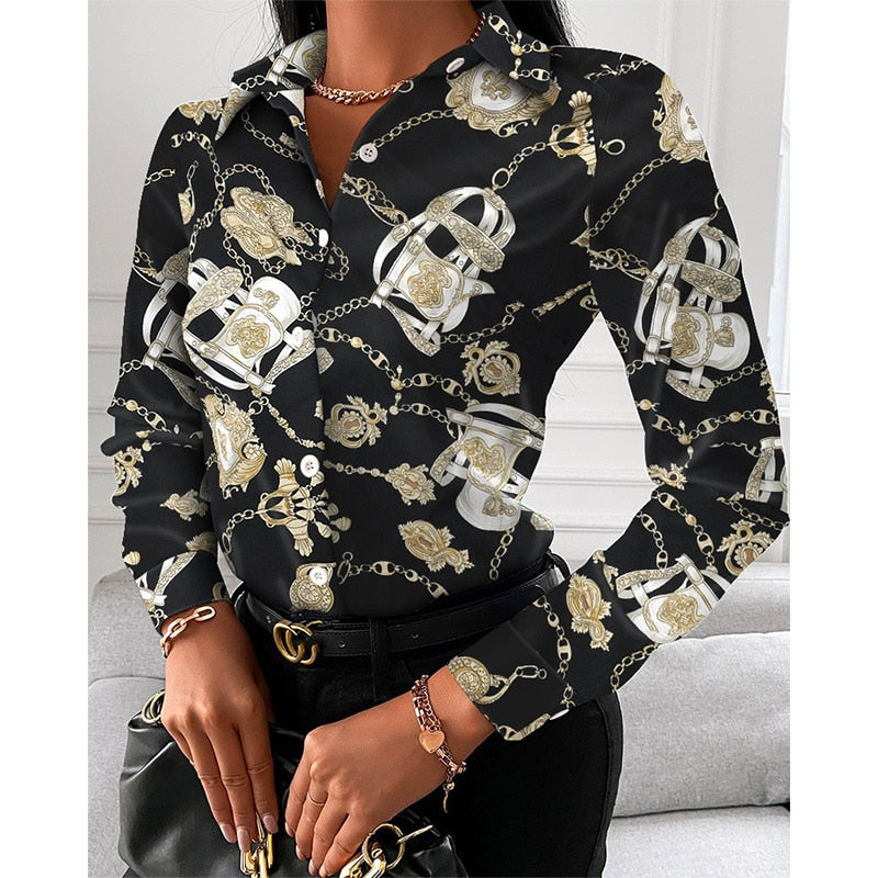 Blusa Estampada Anéis (13 modelos)